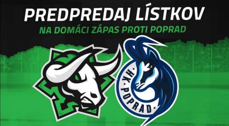 Predpredaj na zápas s Popradom
